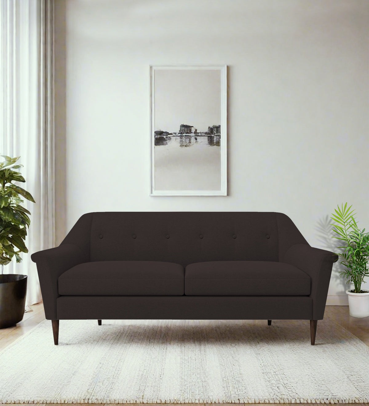 Homer Fabric 3 Seater Sofa