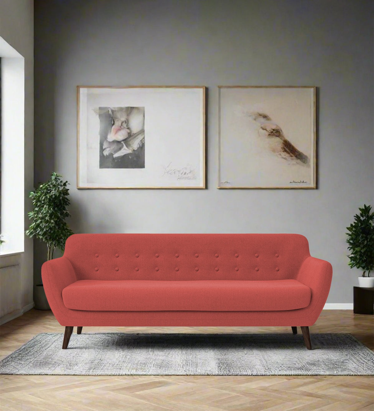 Goofy Fabric 3 Seater Sofa
