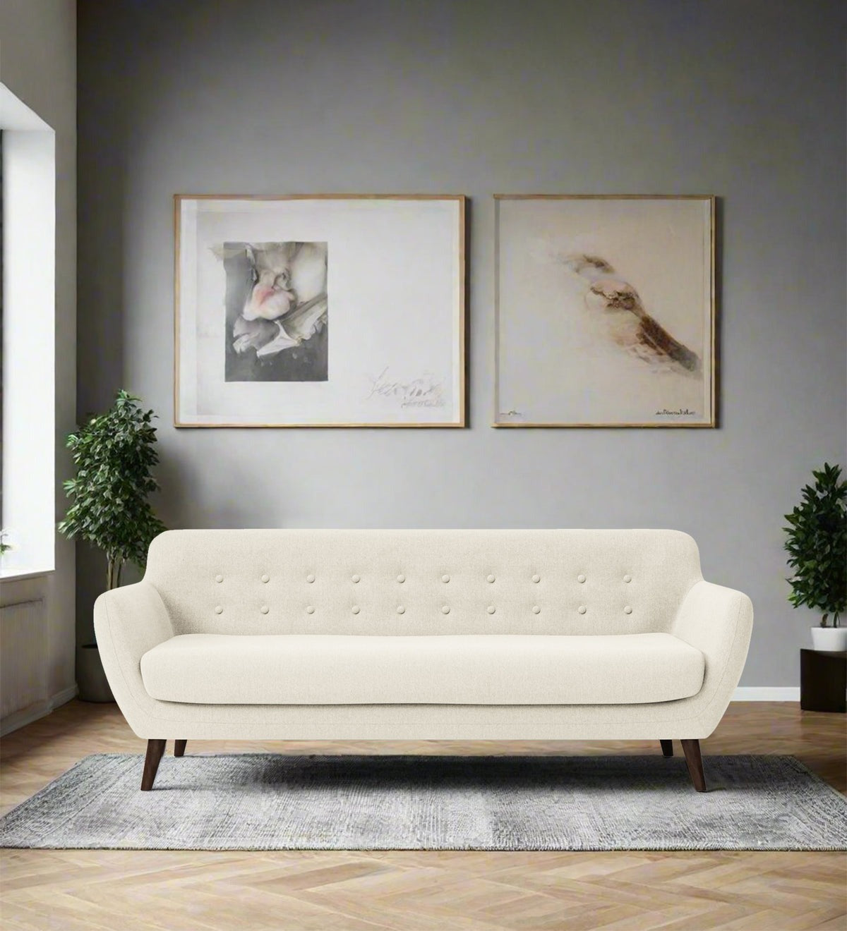 Goofy Fabric 3 Seater Sofa