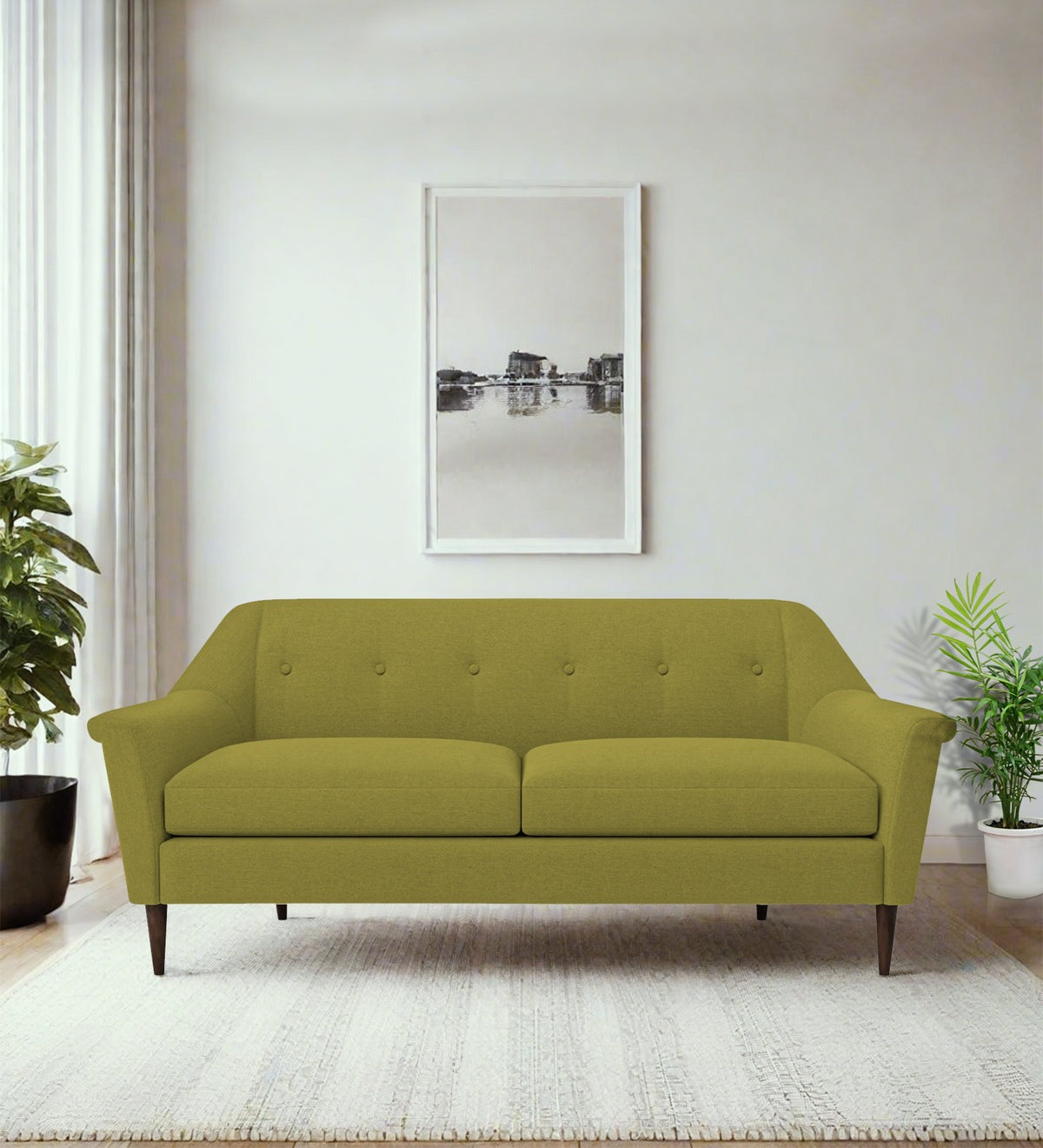 Homer Fabric 3 Seater Sofa