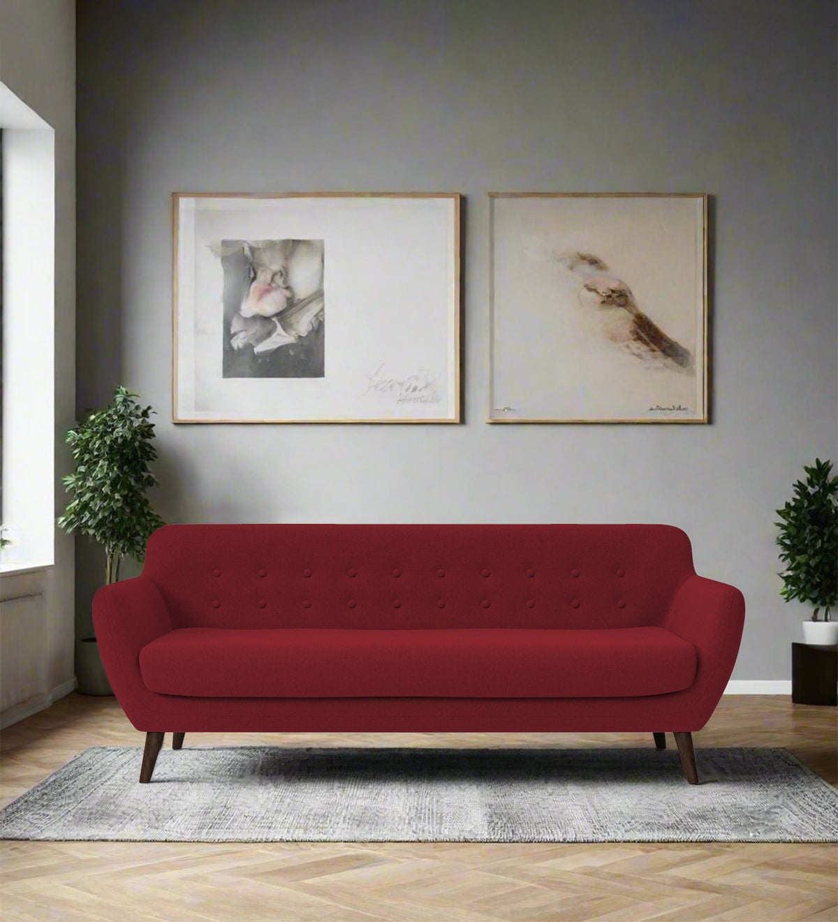 Goofy Fabric 3 Seater Sofa