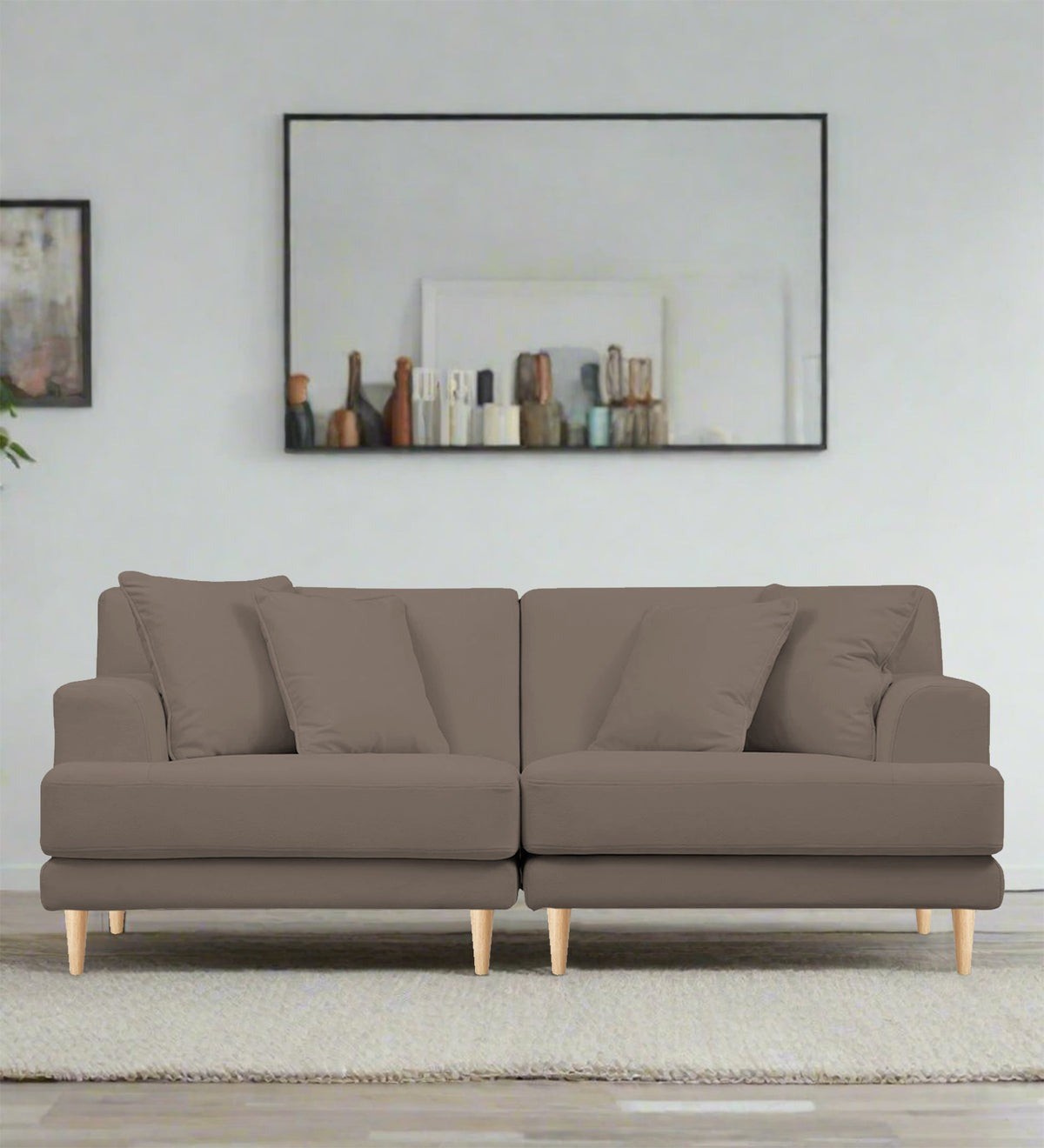 Woody Fabric 3 Seater Sofa