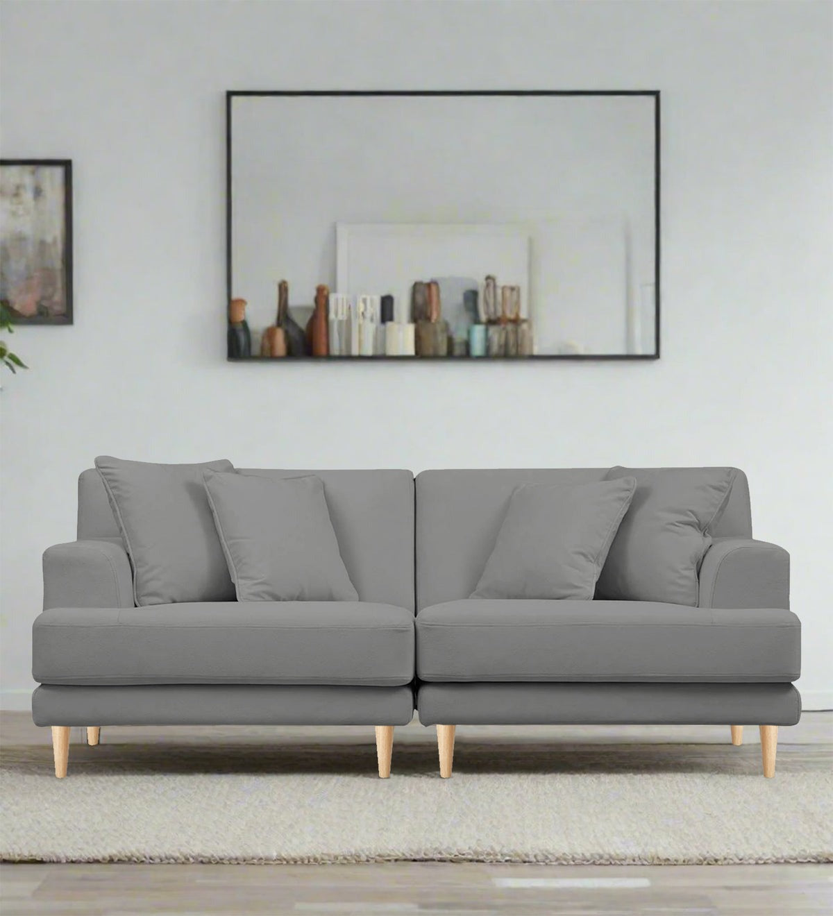 Woody Fabric 3 Seater Sofa