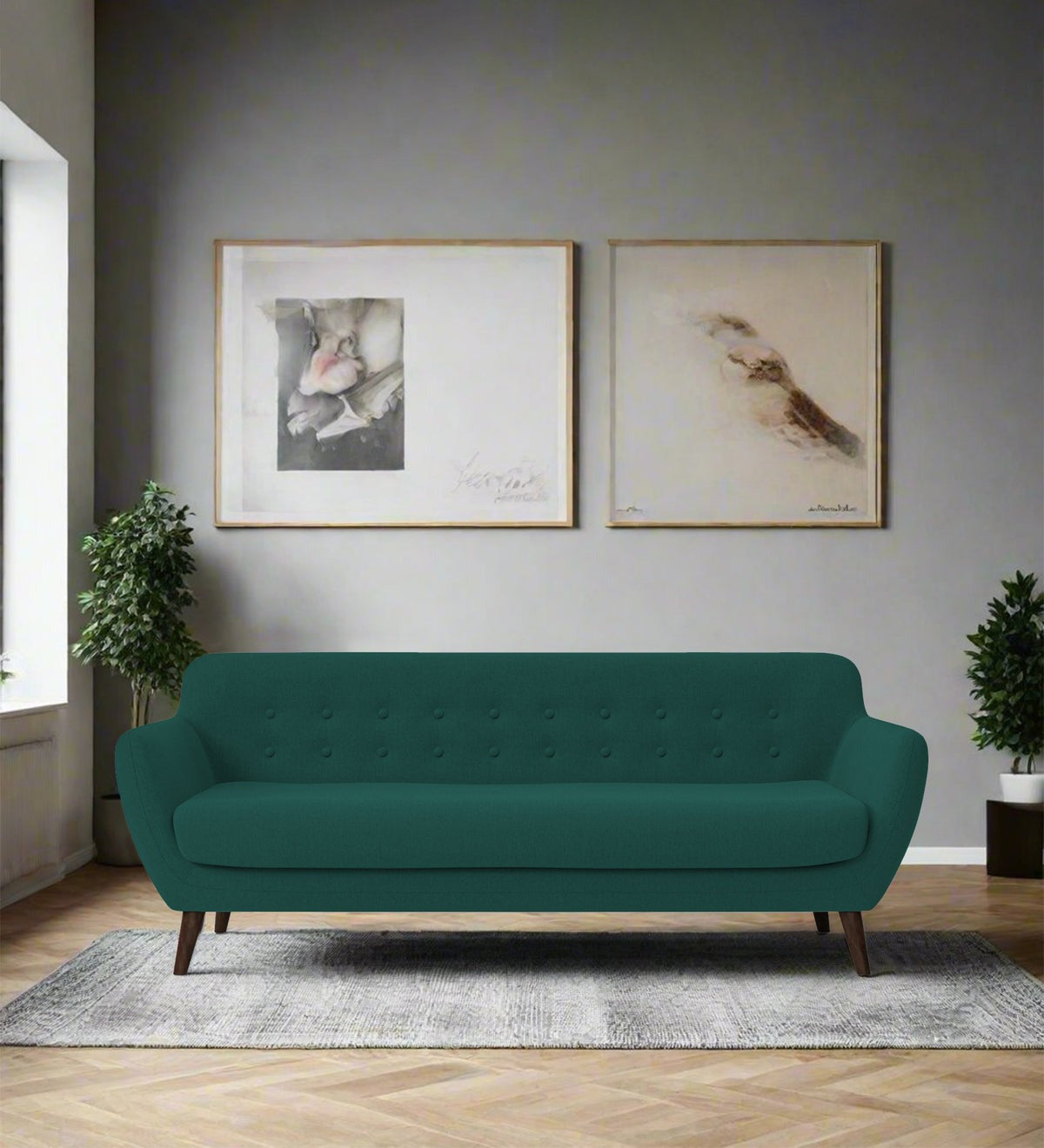 Goofy Fabric 3 Seater Sofa