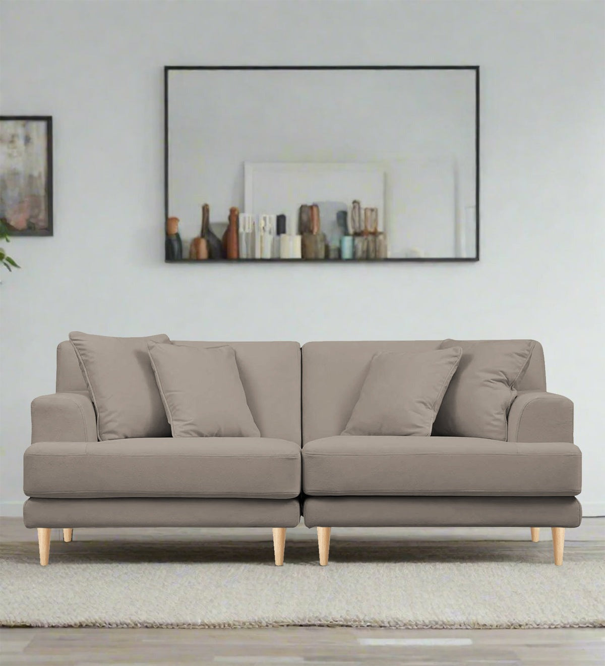 Woody Fabric 3 Seater Sofa