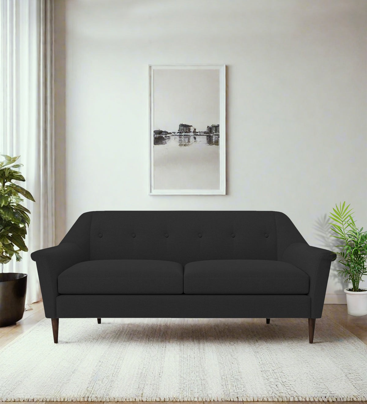 Homer Fabric 3 Seater Sofa