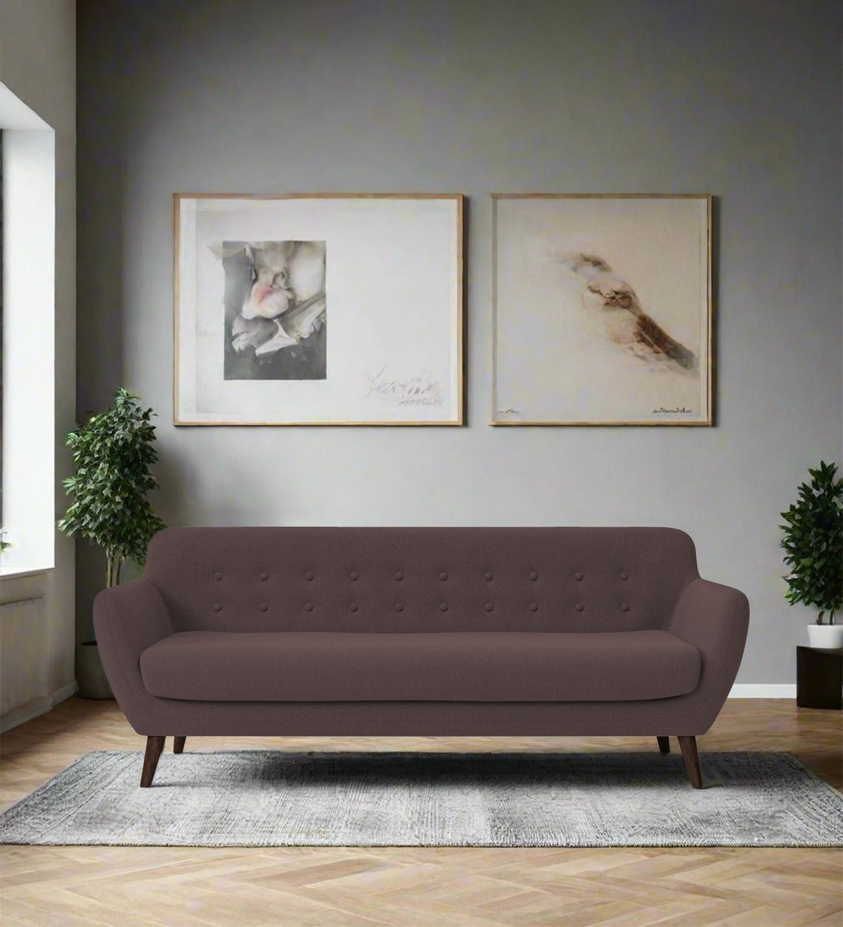 Goofy Fabric 3 Seater Sofa