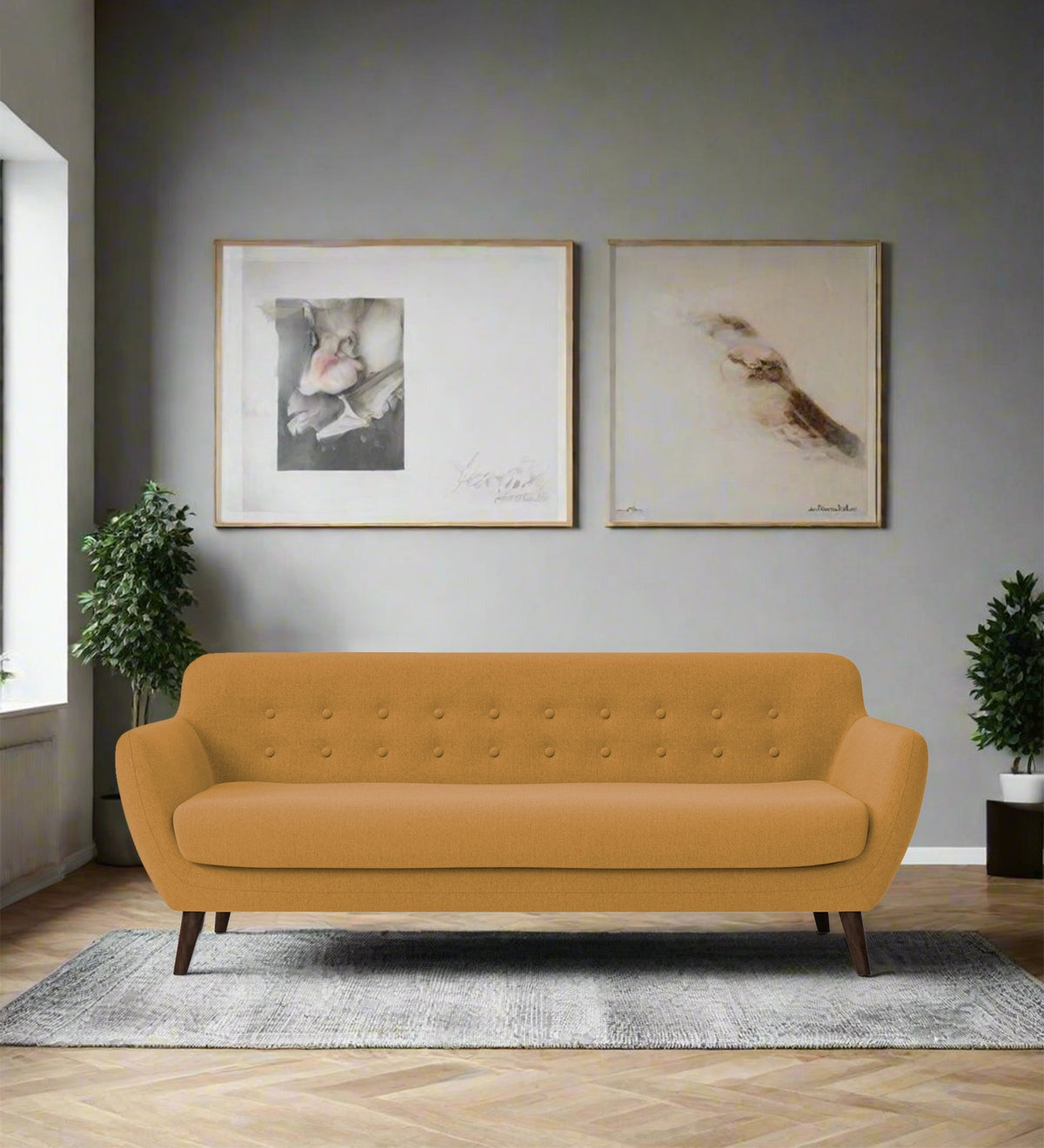 Goofy Fabric 3 Seater Sofa