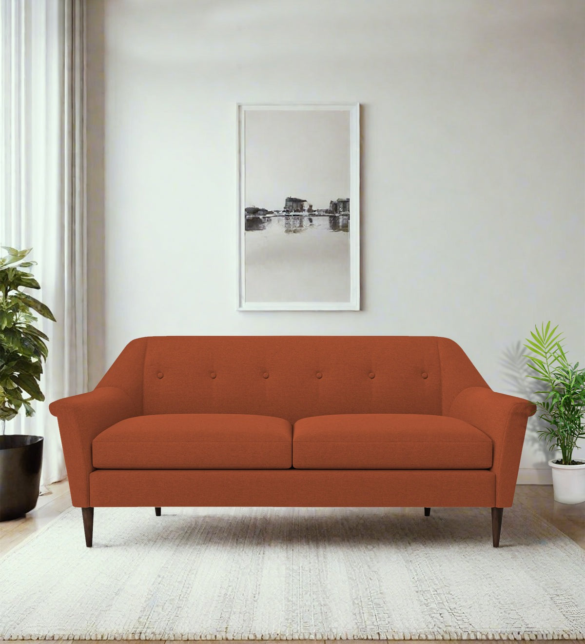 Homer Fabric 3 Seater Sofa