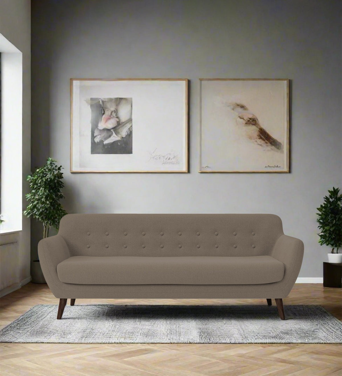 Goofy Fabric 3 Seater Sofa