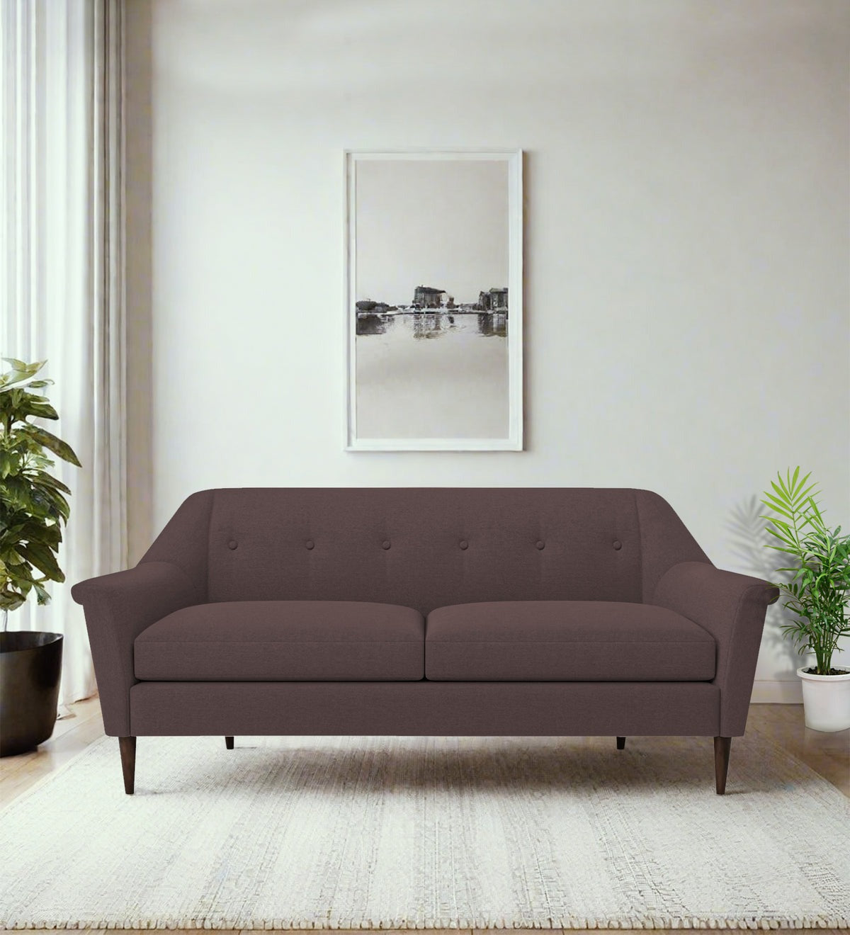 Homer Fabric 3 Seater Sofa