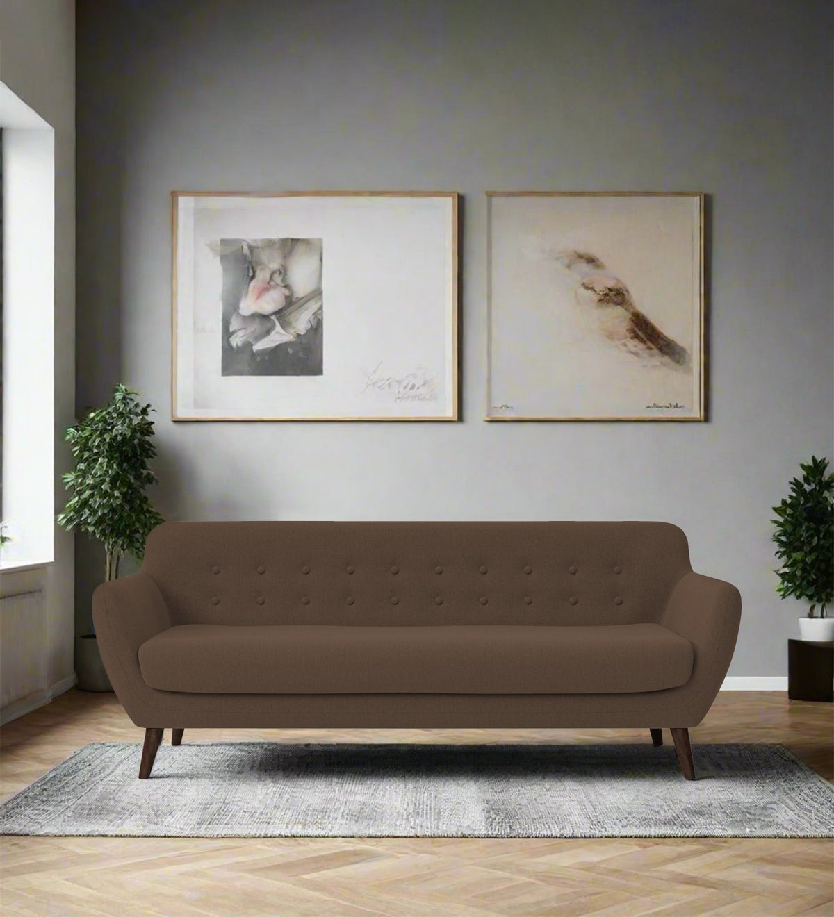 Goofy Fabric 3 Seater Sofa