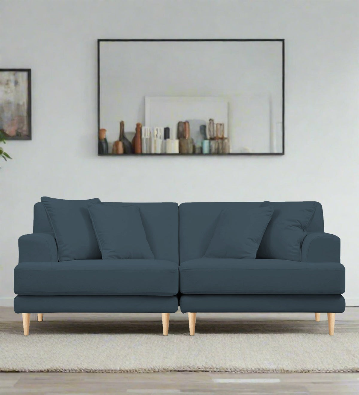 Woody Fabric 3 Seater Sofa