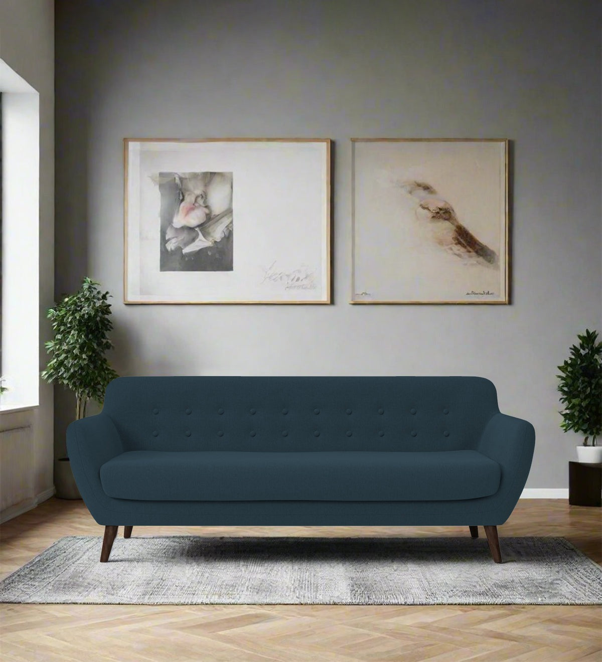 Goofy Fabric 3 Seater Sofa