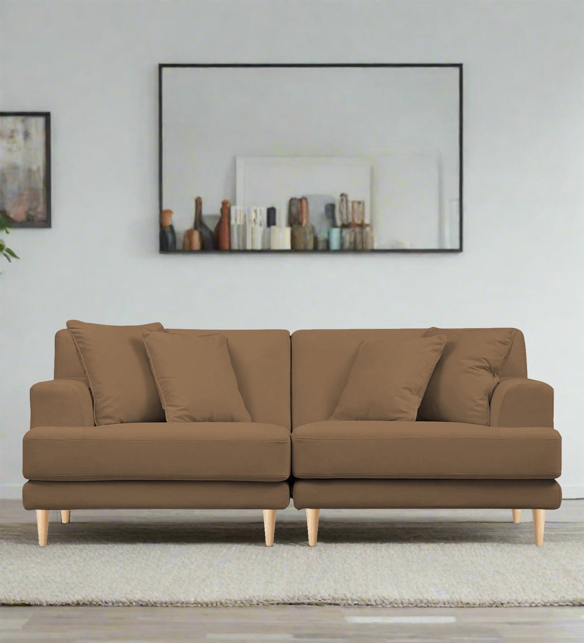 Woody Fabric 3 Seater Sofa