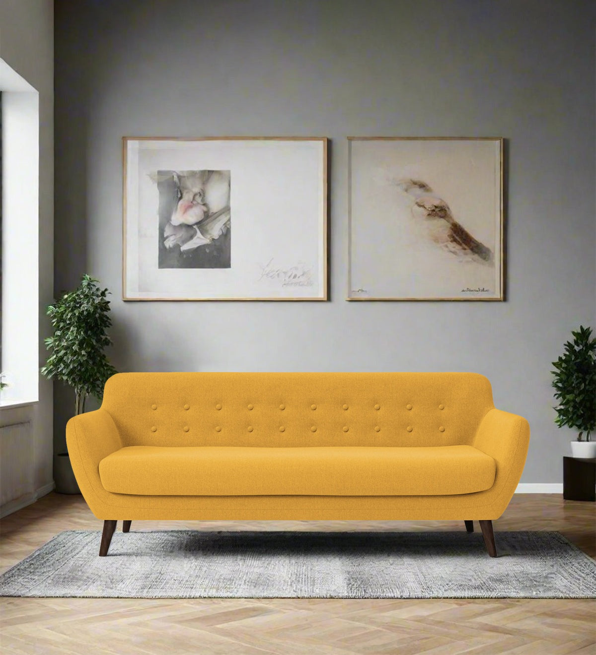 Goofy Fabric 3 Seater Sofa