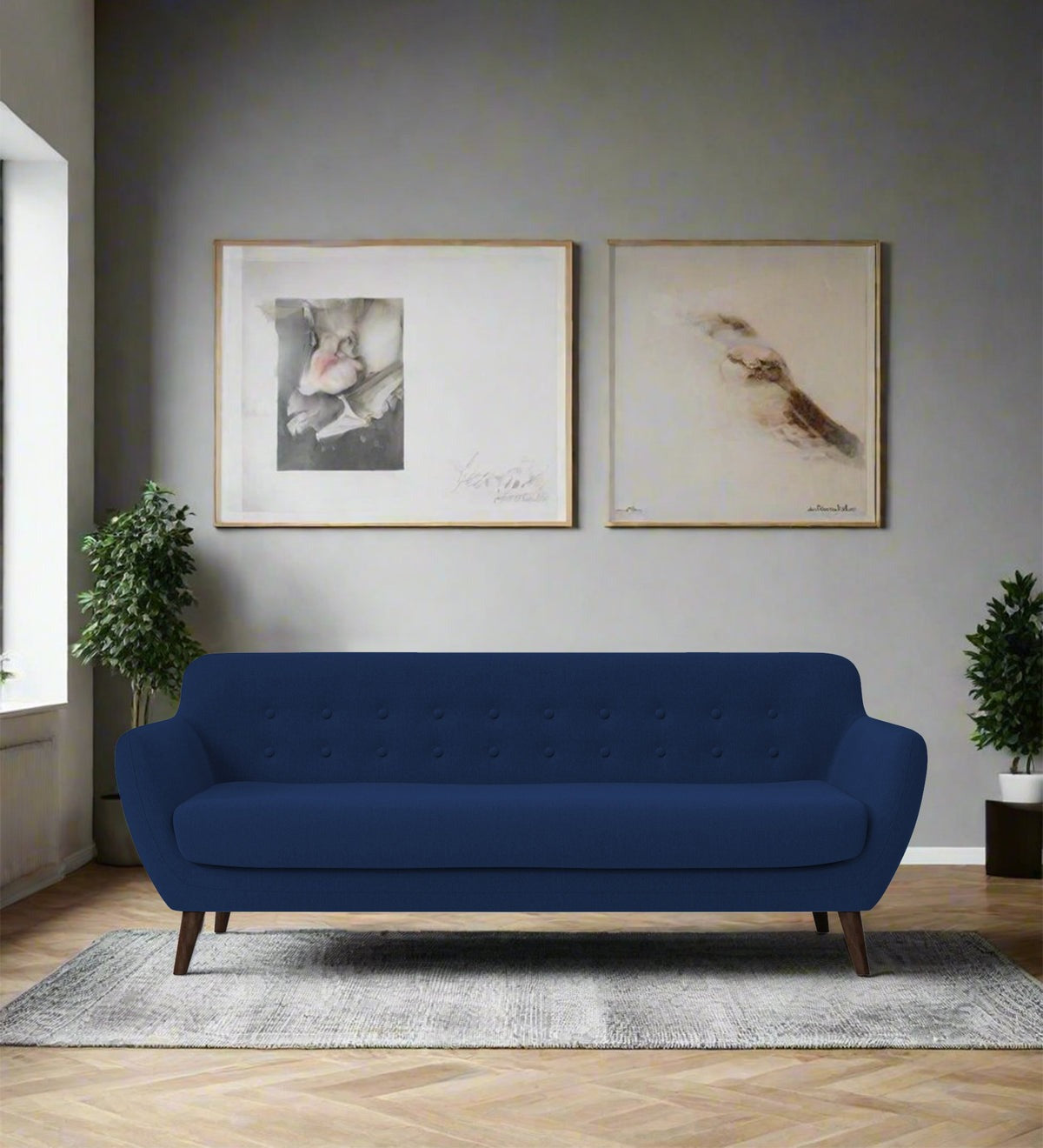 Goofy Fabric 3 Seater Sofa
