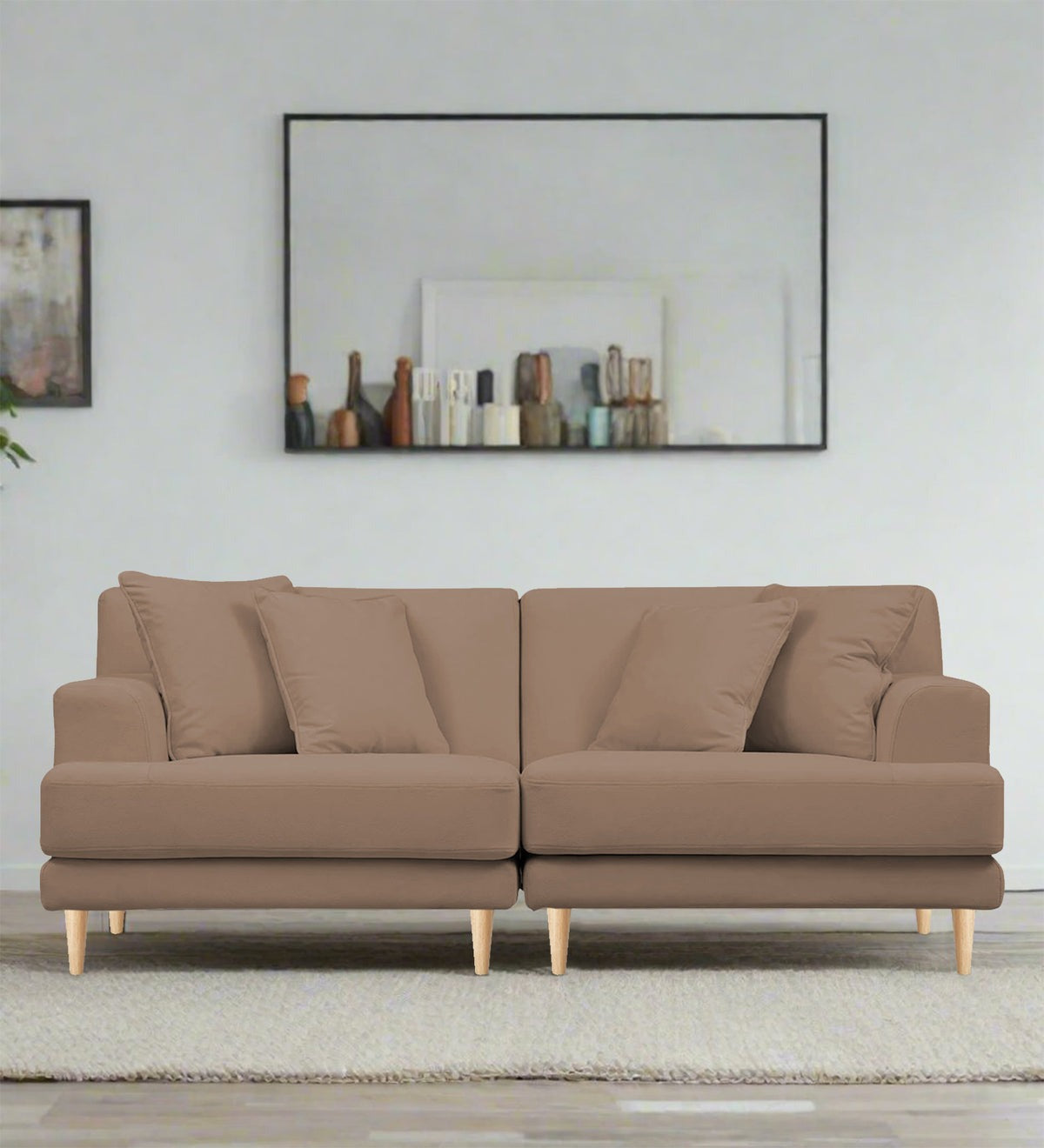 Woody Fabric 3 Seater Sofa