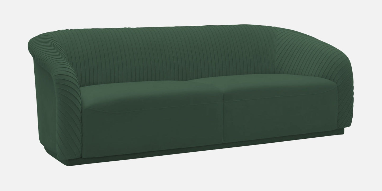 Yara Velvet Fabric 3 Seater Sofa