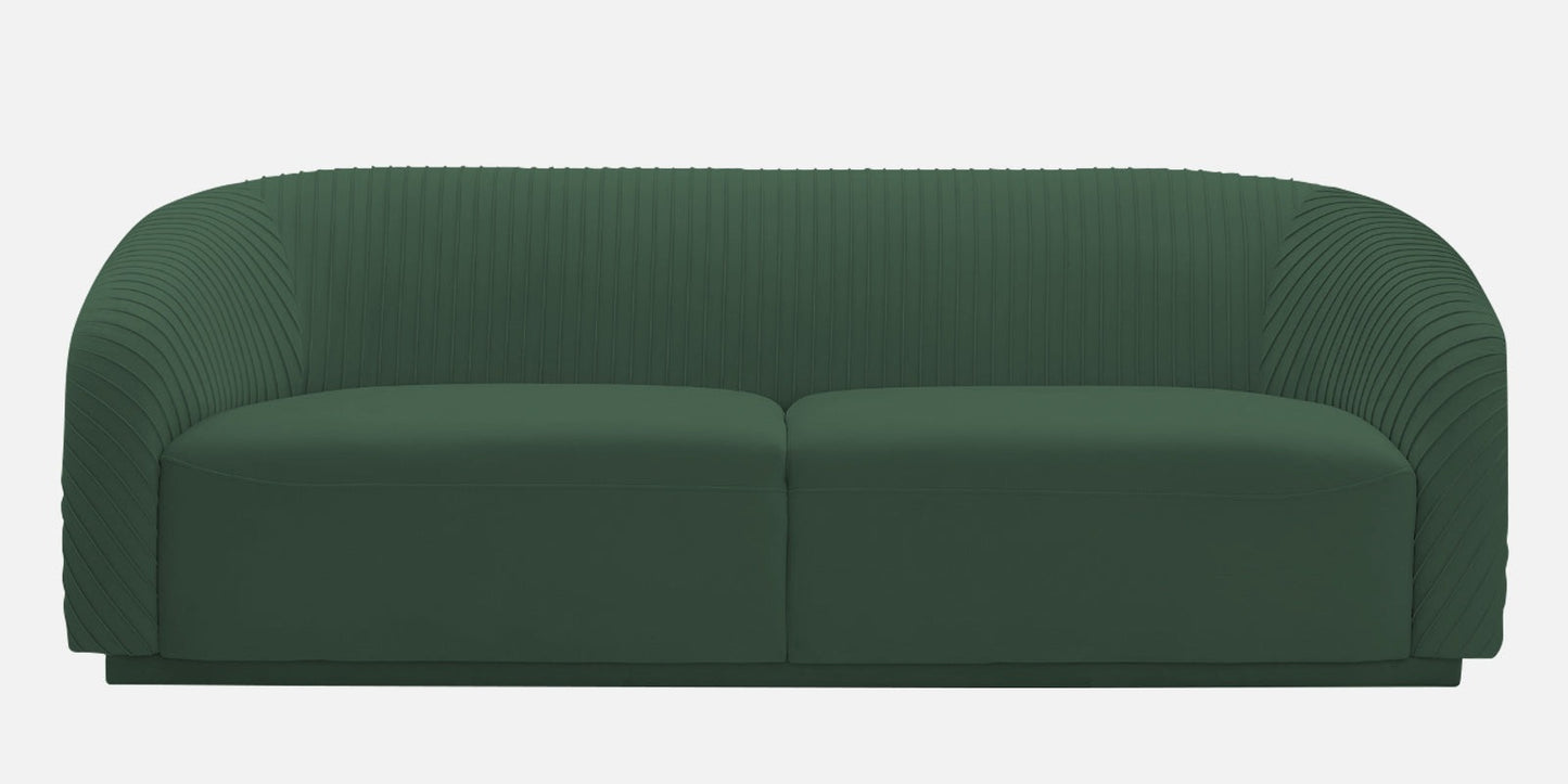 Yara Velvet Fabric 3 Seater Sofa