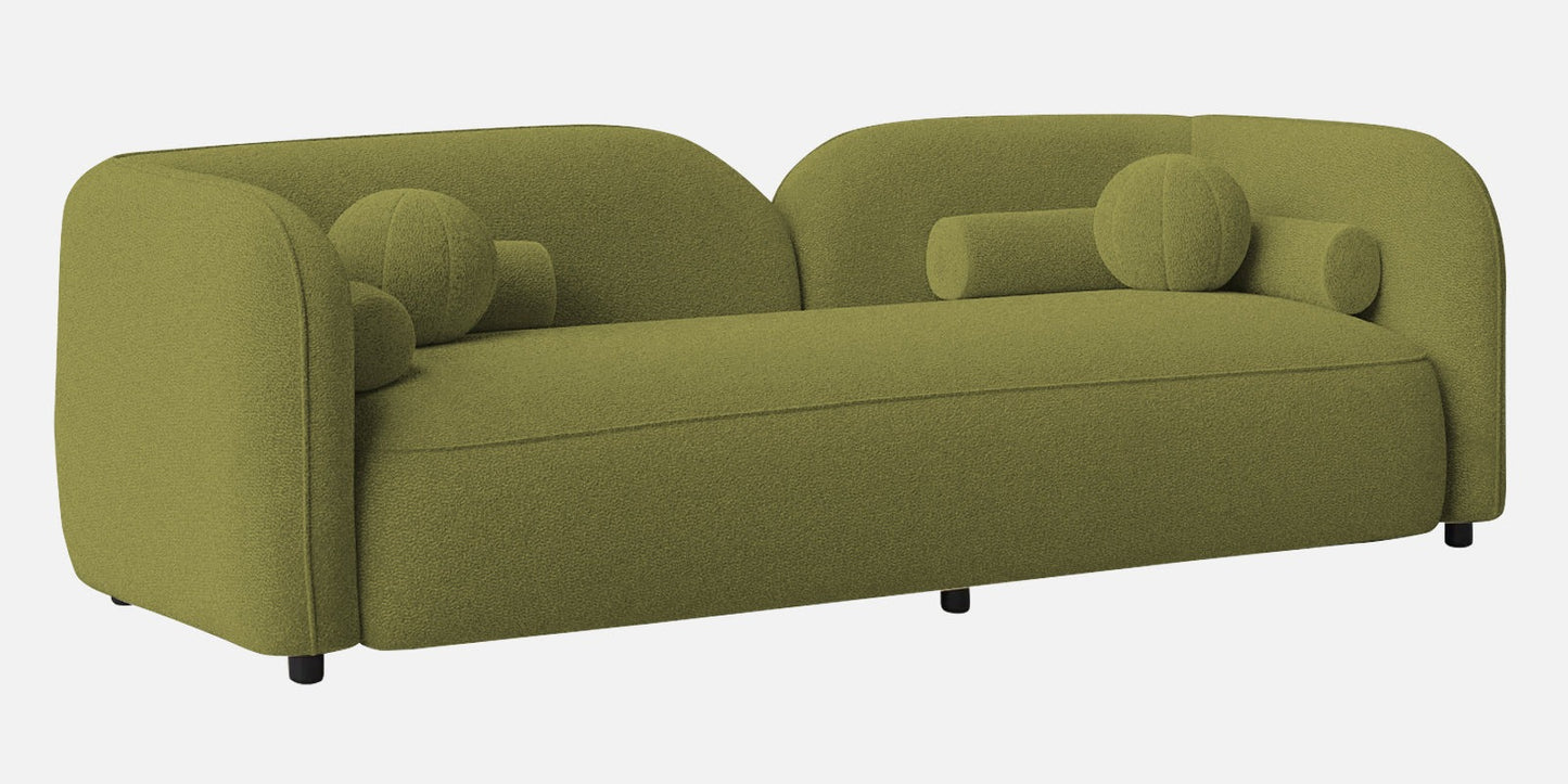 Corny Boucle Fabric 3 Seater Sofa