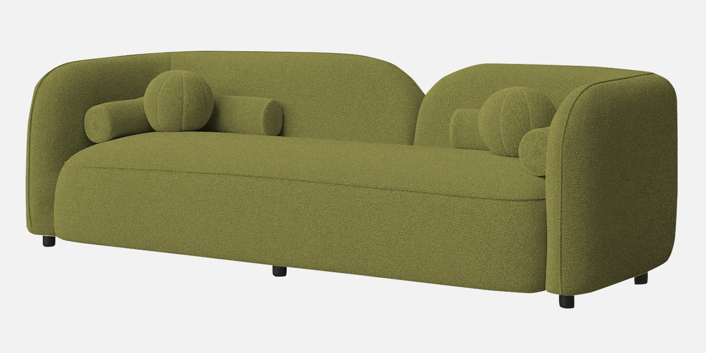 Corny Boucle Fabric 3 Seater Sofa