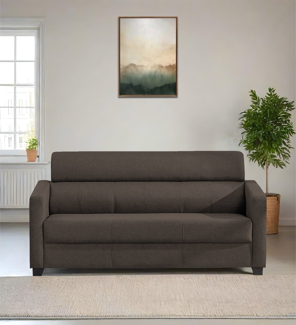 Devo Fabric 3 Seater Sofa