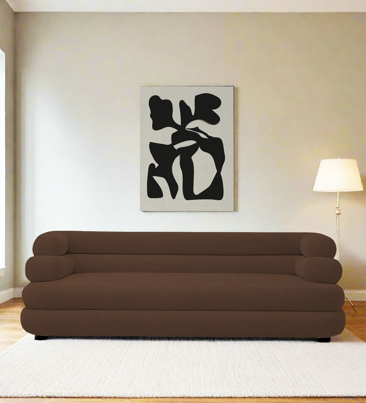 Wener Fabric 3 Seater Sofa