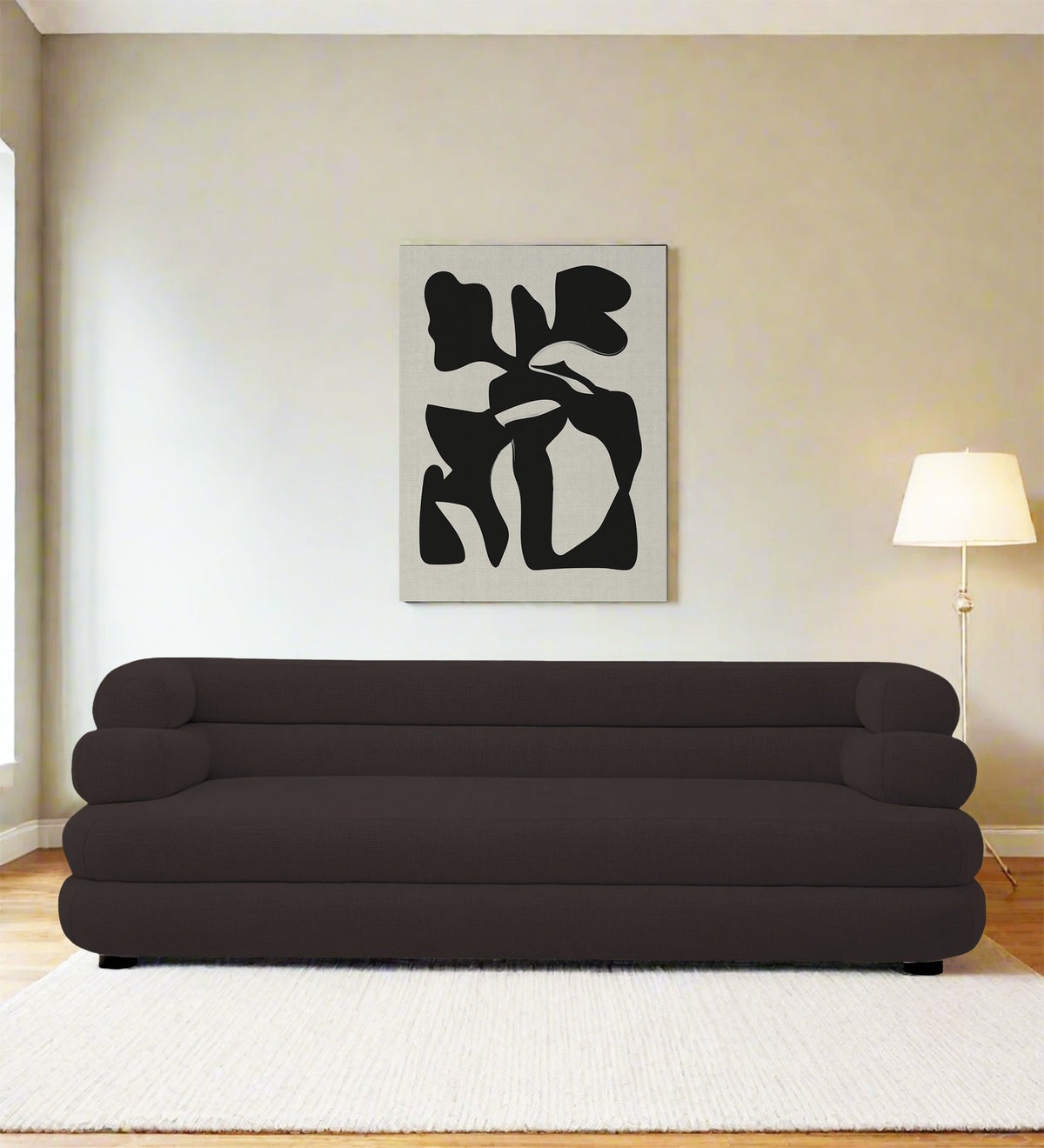 Wener Fabric 3 Seater Sofa