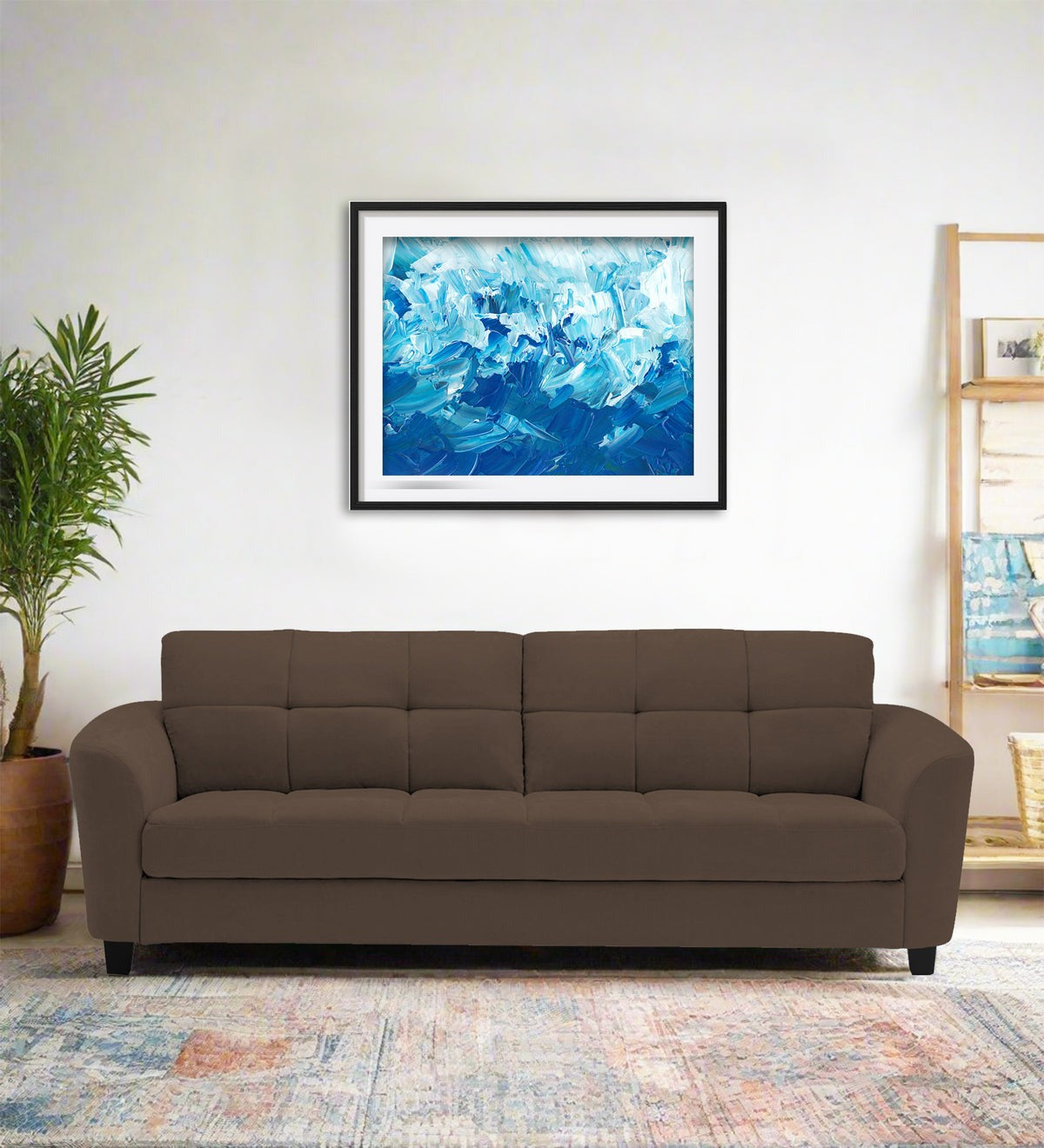 Mulan Fabric 3 Seater Sofa