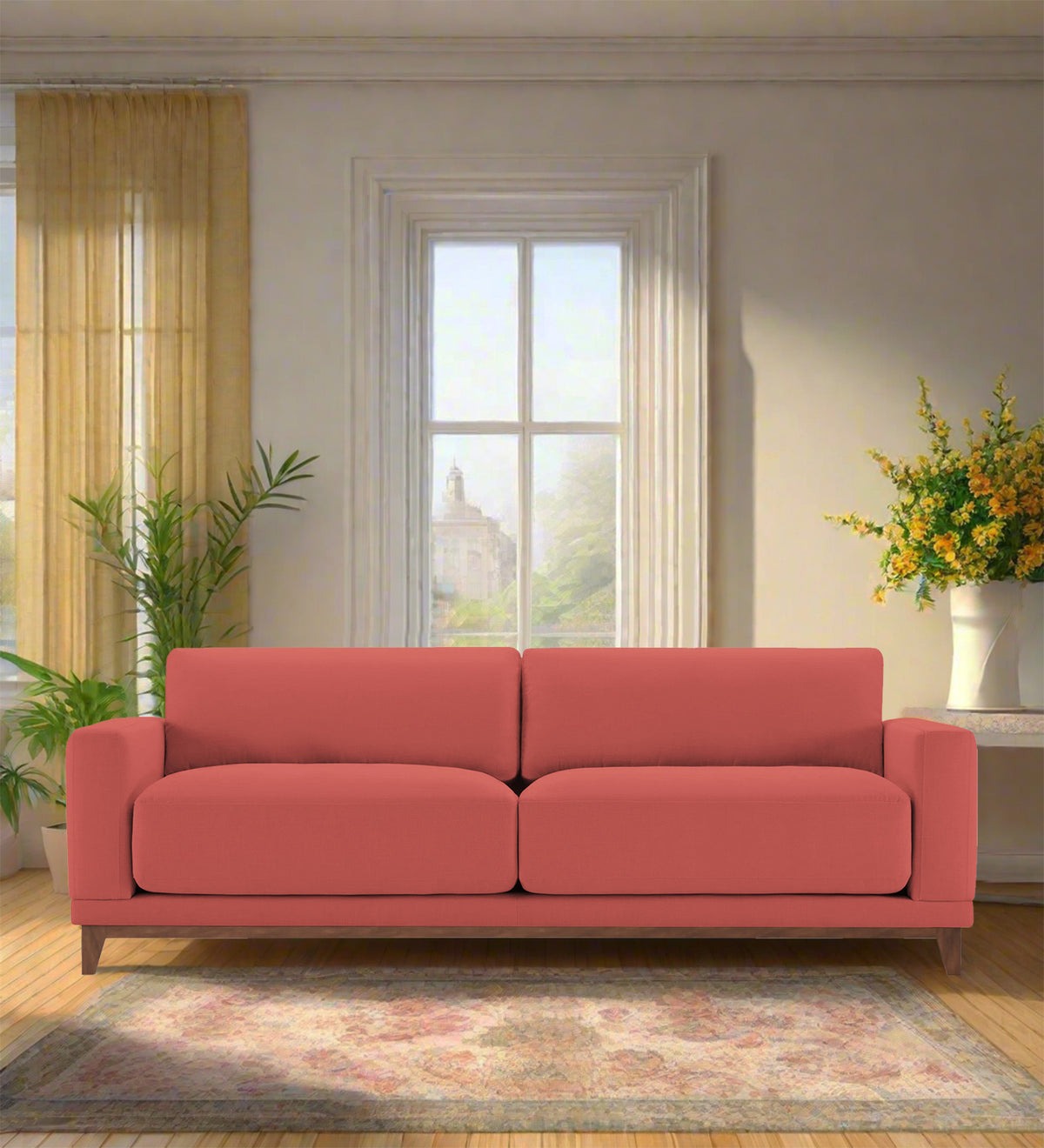 Esha Fabric 3 Seater Sofa