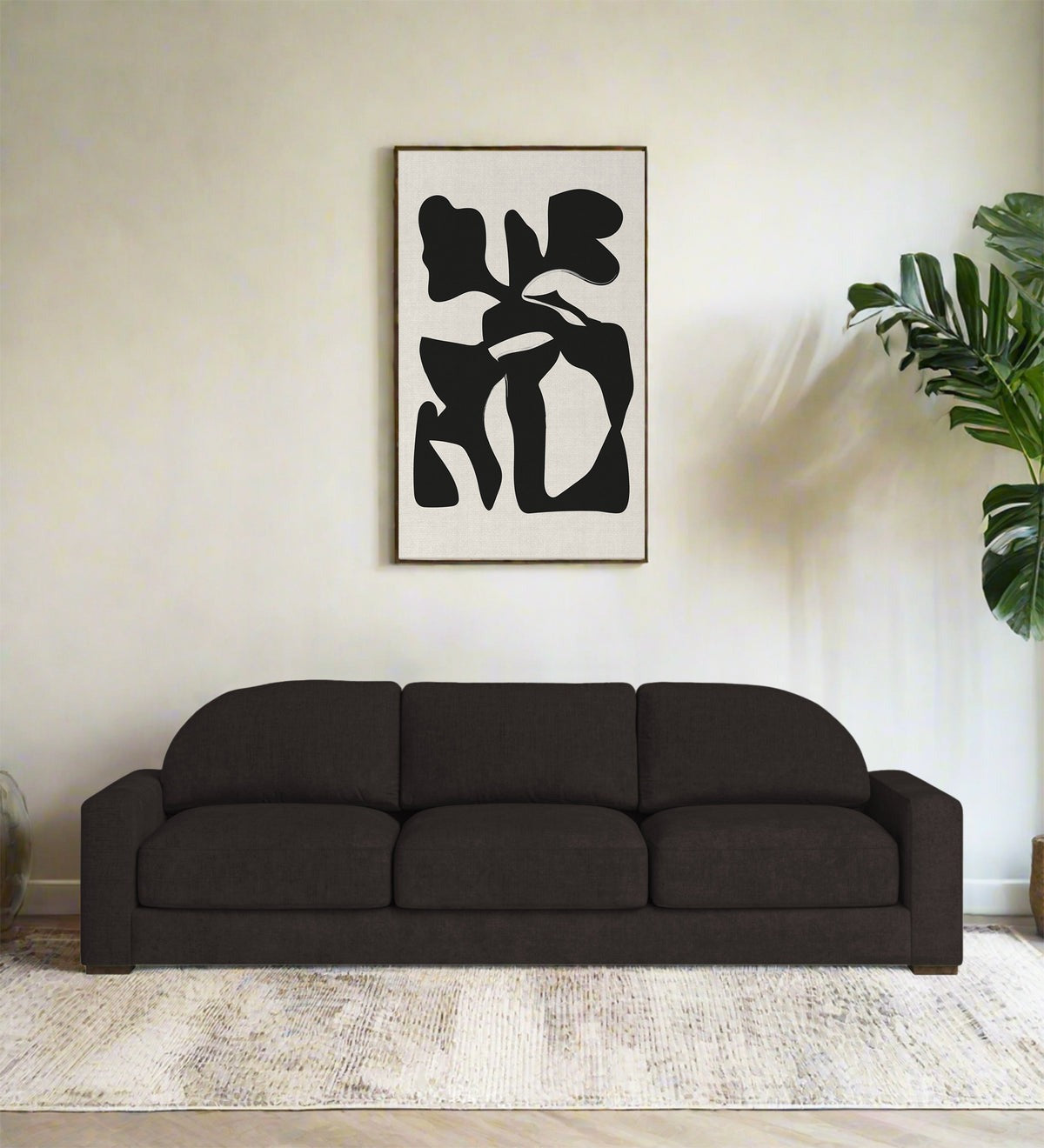 Dara Fabric 3 Seater Sofa