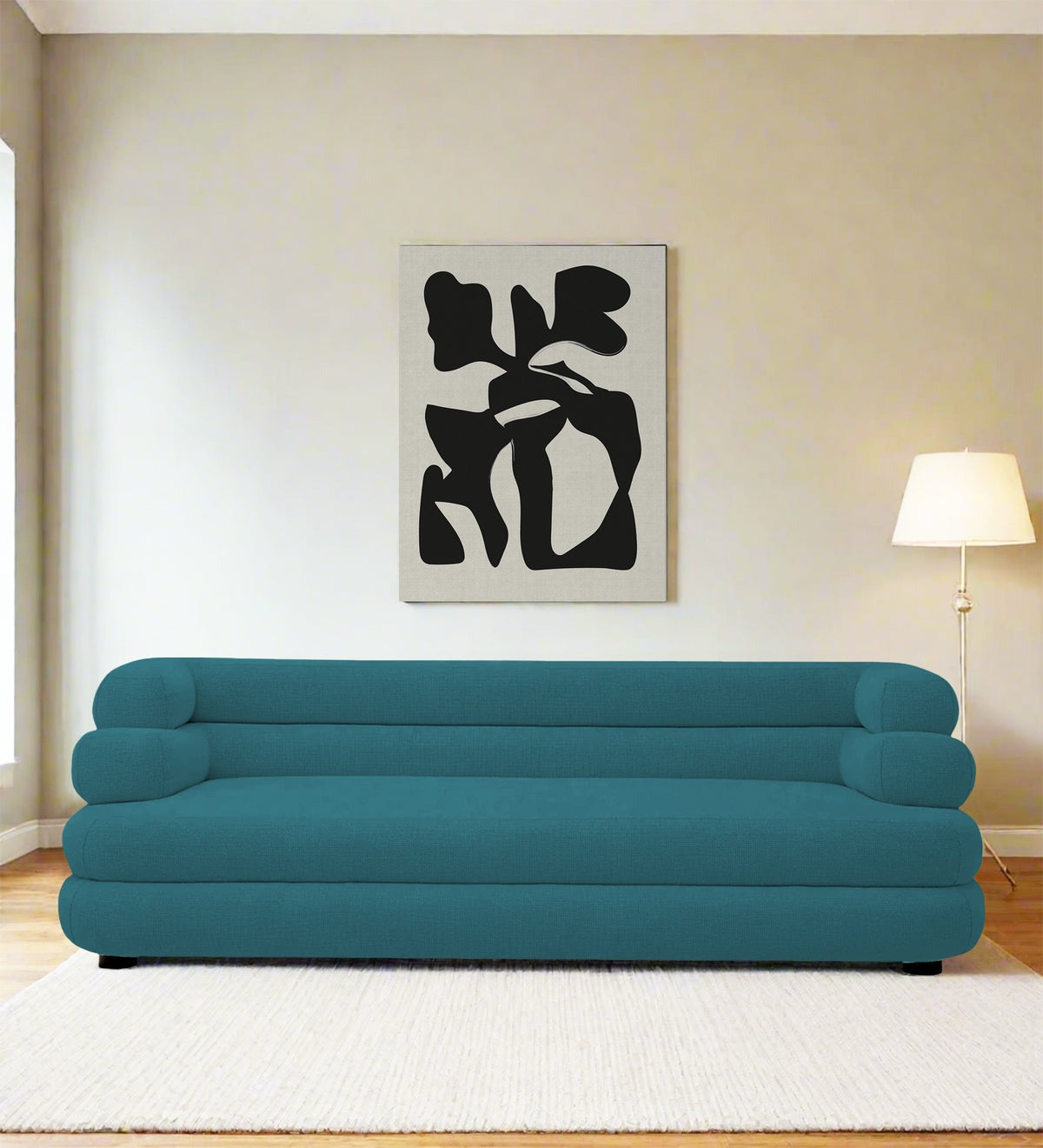 Wener Fabric 3 Seater Sofa