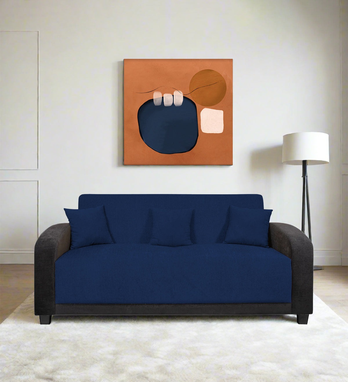 Alex Fabric 3 Seater Sofa
