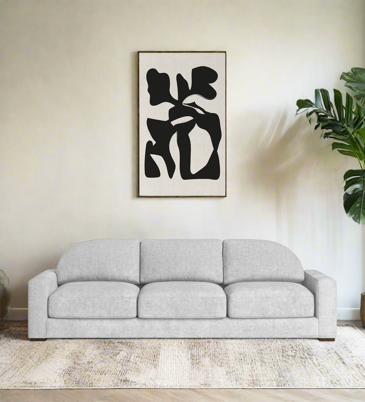 Dara Fabric 3 Seater Sofa
