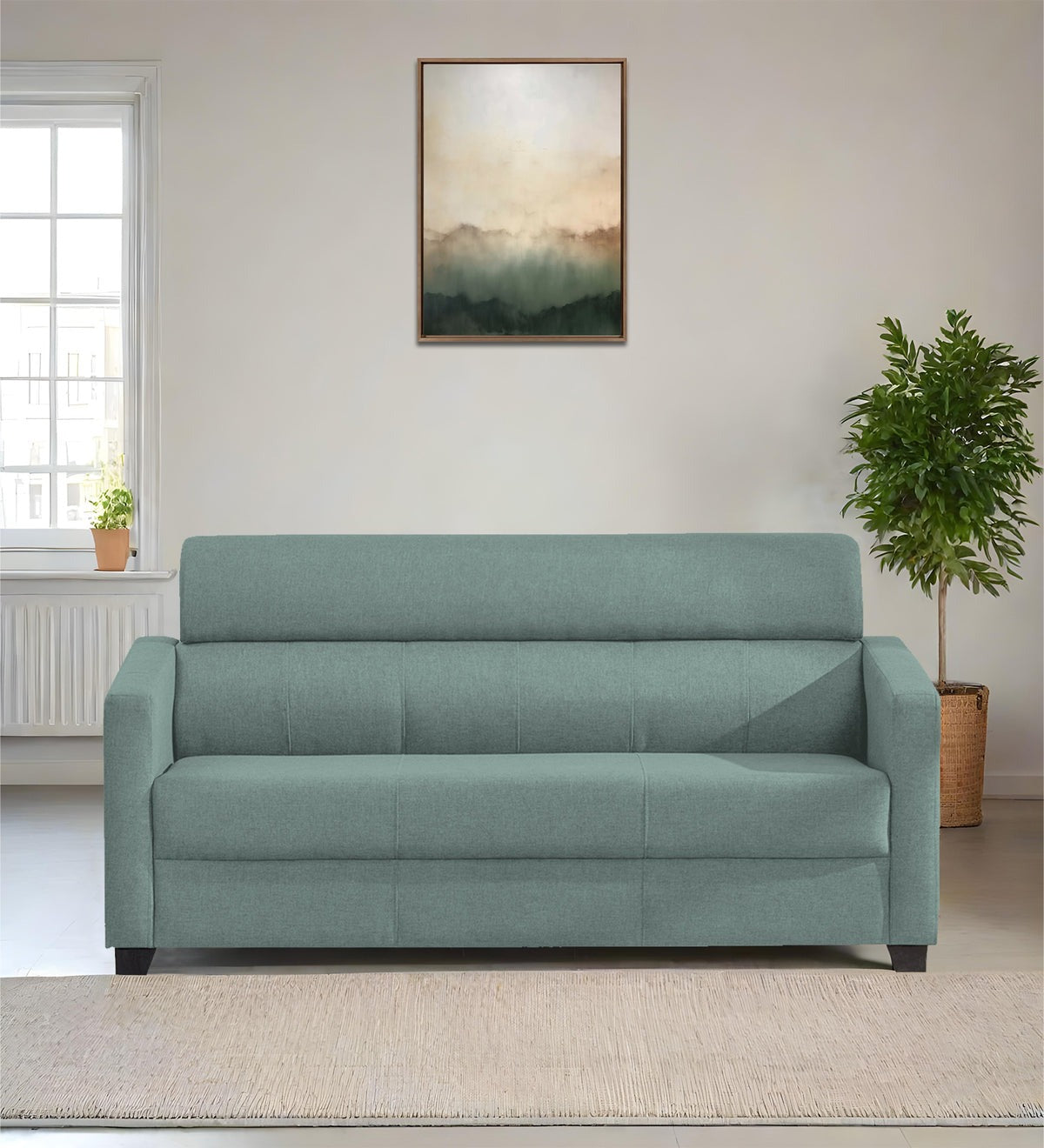 Devo Fabric 3 Seater Sofa