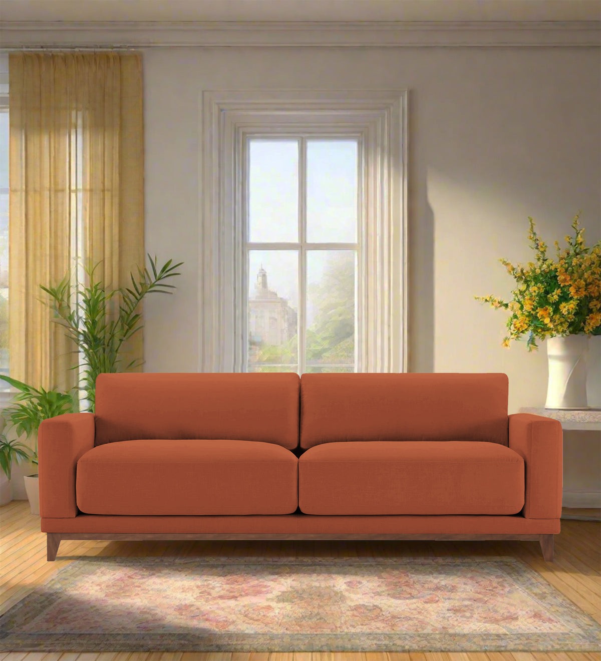 Esha Fabric 3 Seater Sofa