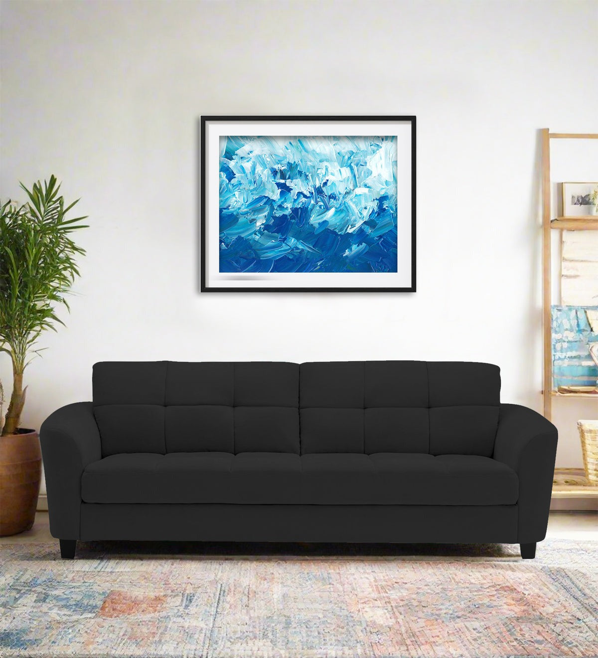 Mulan Fabric 3 Seater Sofa