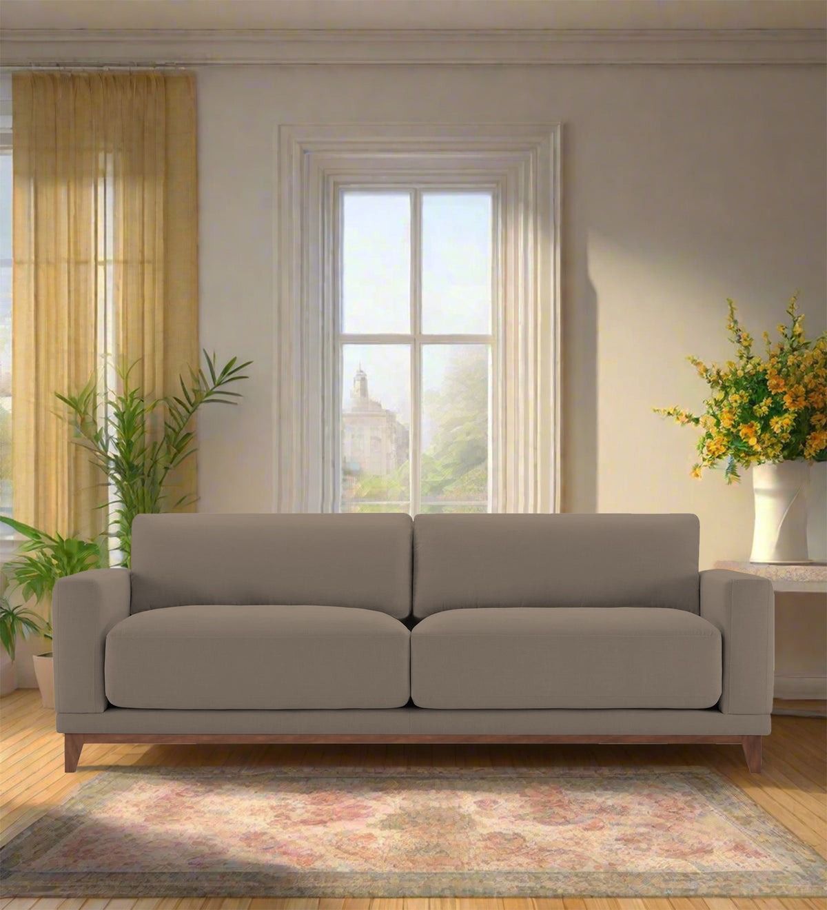Esha Fabric 3 Seater Sofa