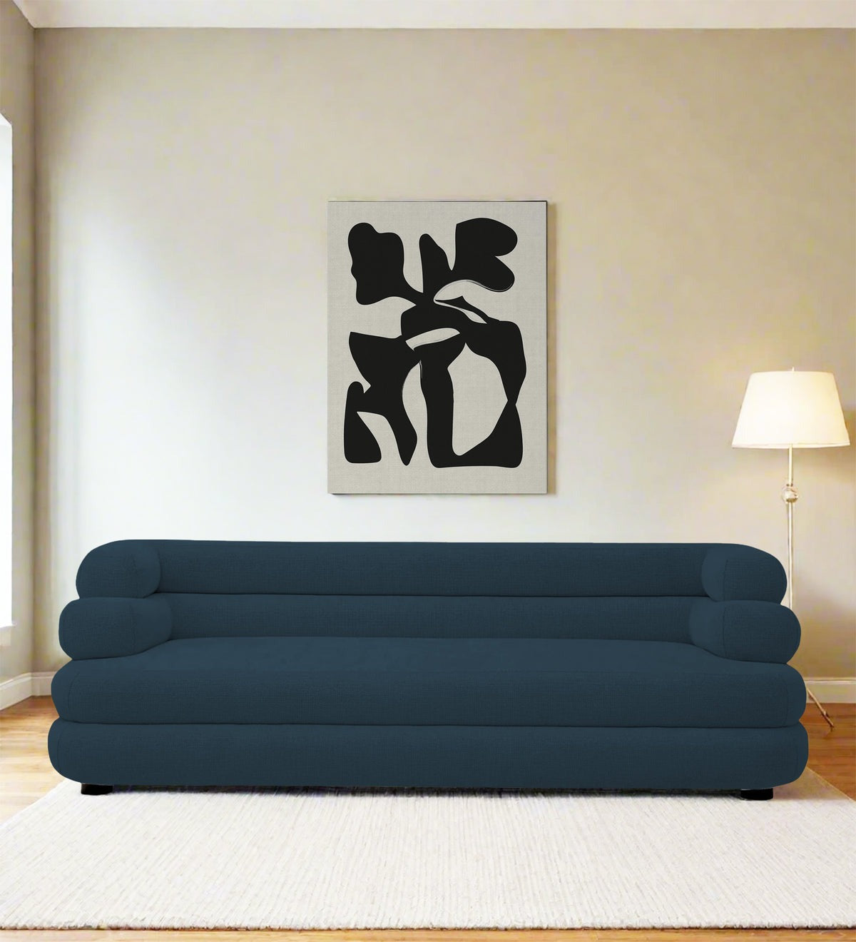 Wener Fabric 3 Seater Sofa