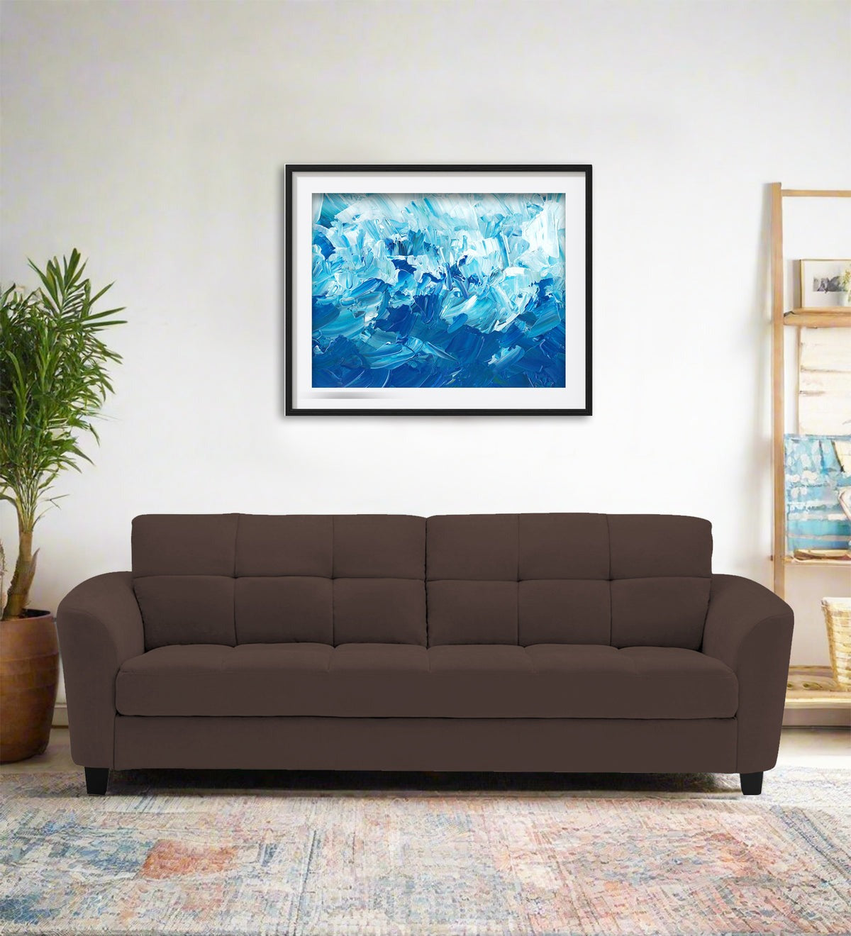 Mulan Fabric 3 Seater Sofa