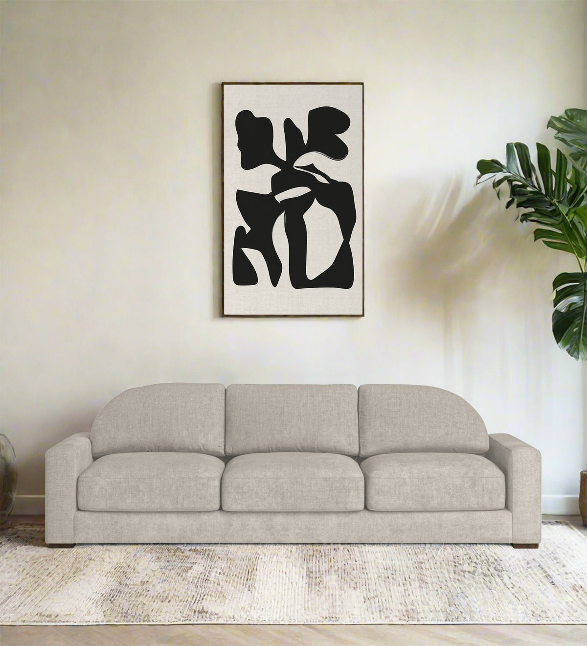 Dara Fabric 3 Seater Sofa
