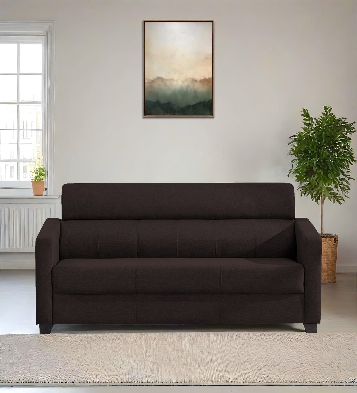 Devo Fabric 3 Seater Sofa