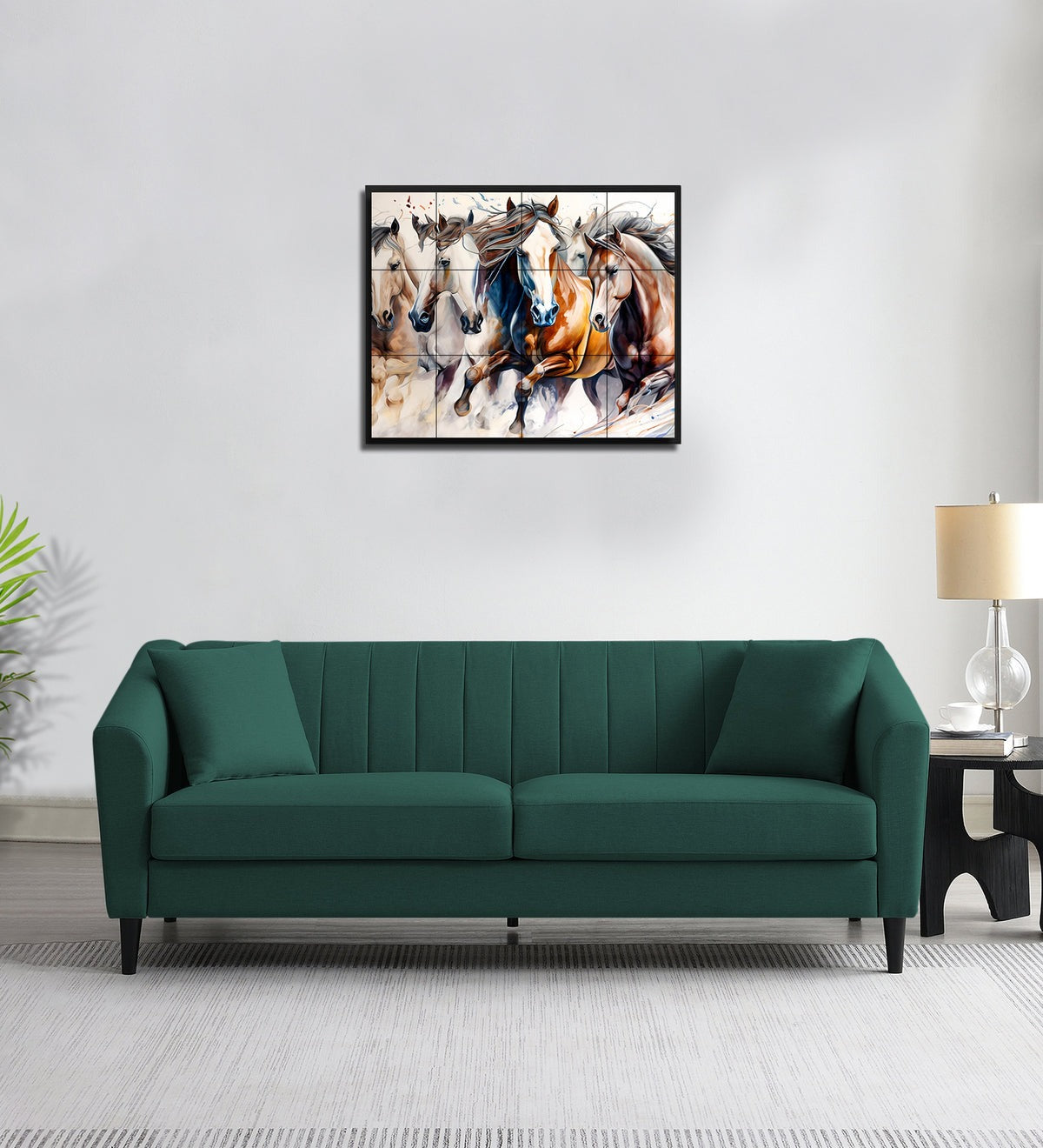Polon Fabric 3 Seater Sofa