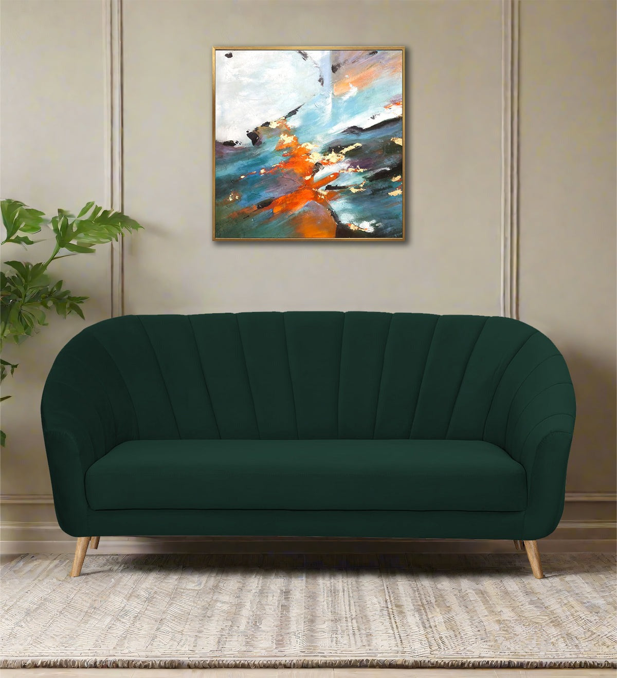 Kaylee Velvet 3 Seater Sofa