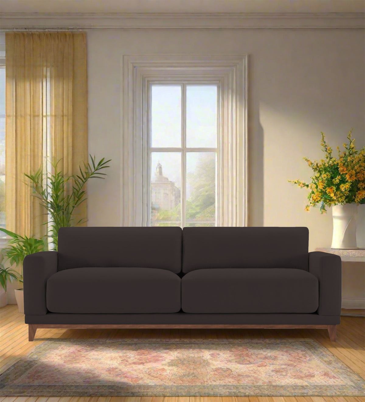 Esha Fabric 3 Seater Sofa