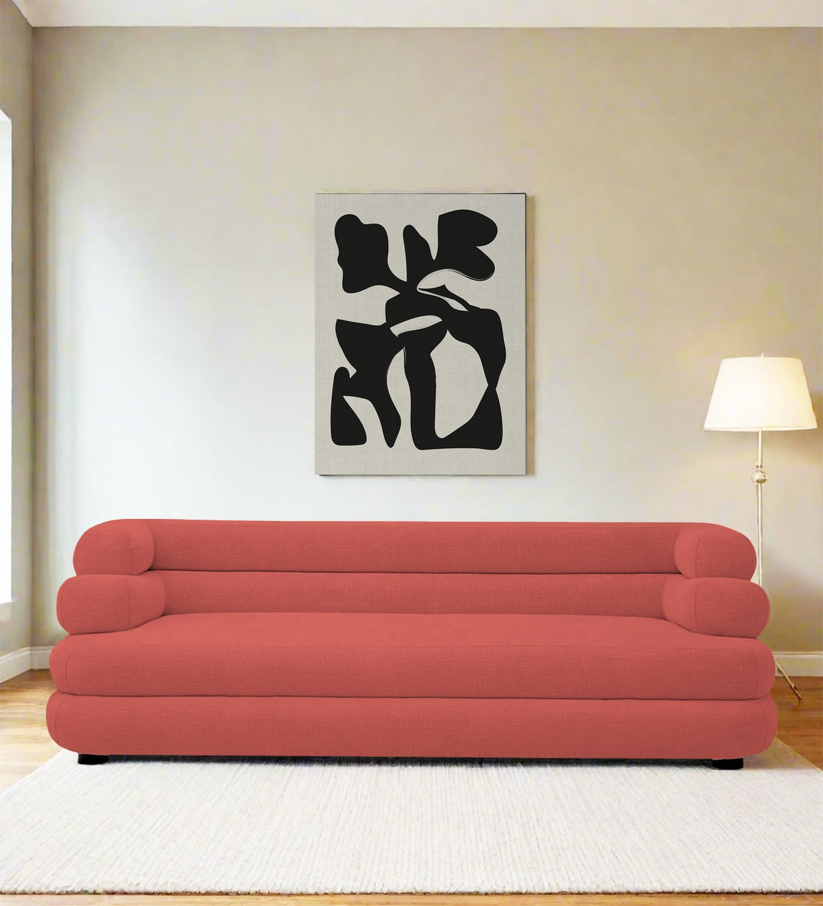 Wener Fabric 3 Seater Sofa