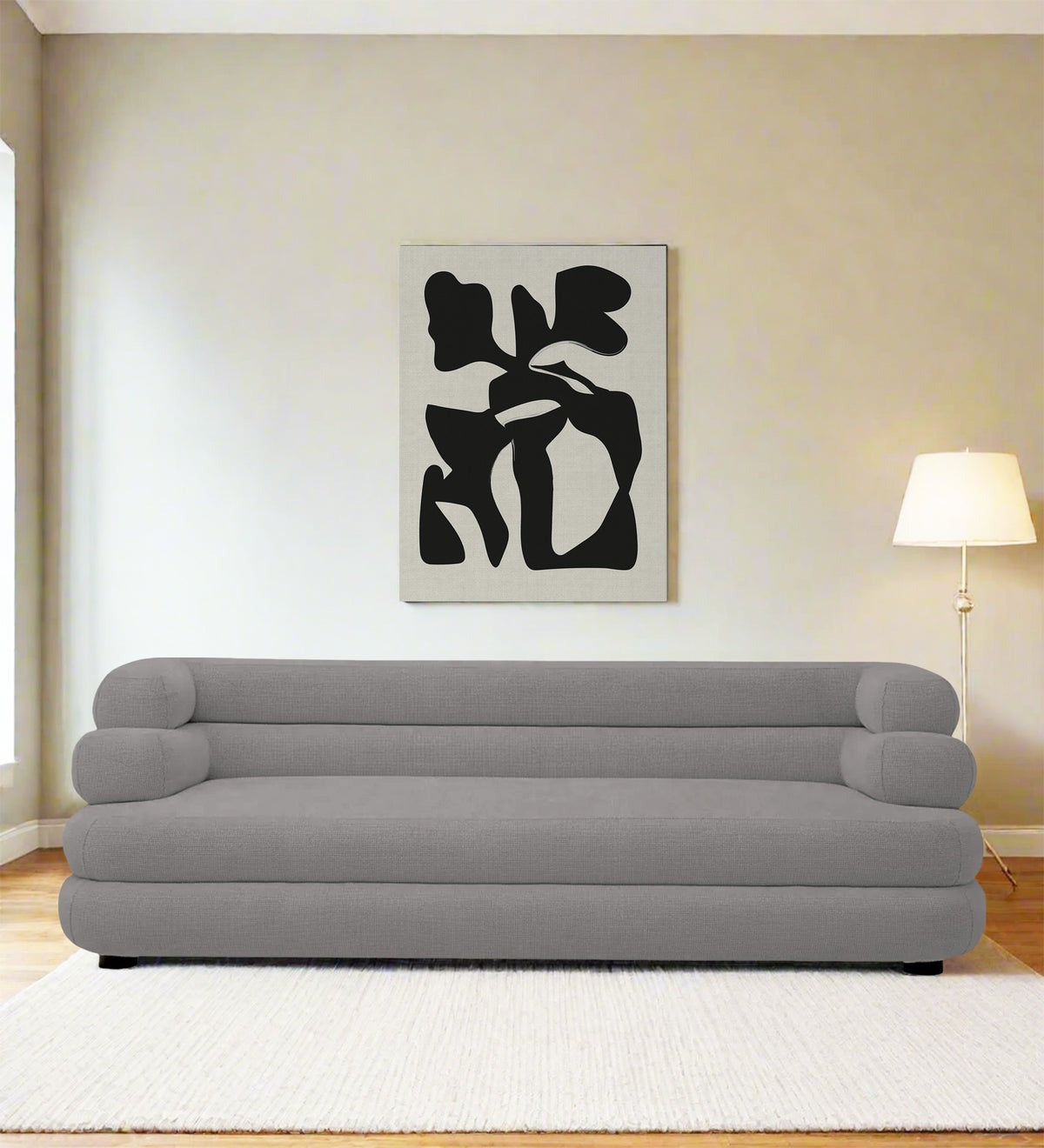 Wener Fabric 3 Seater Sofa