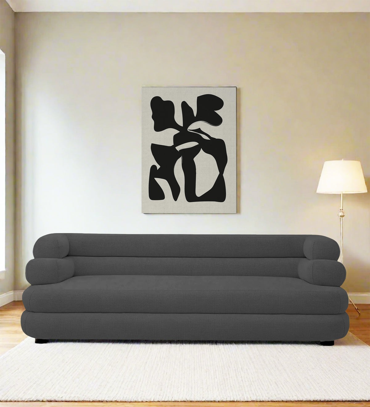Wener Fabric 3 Seater Sofa