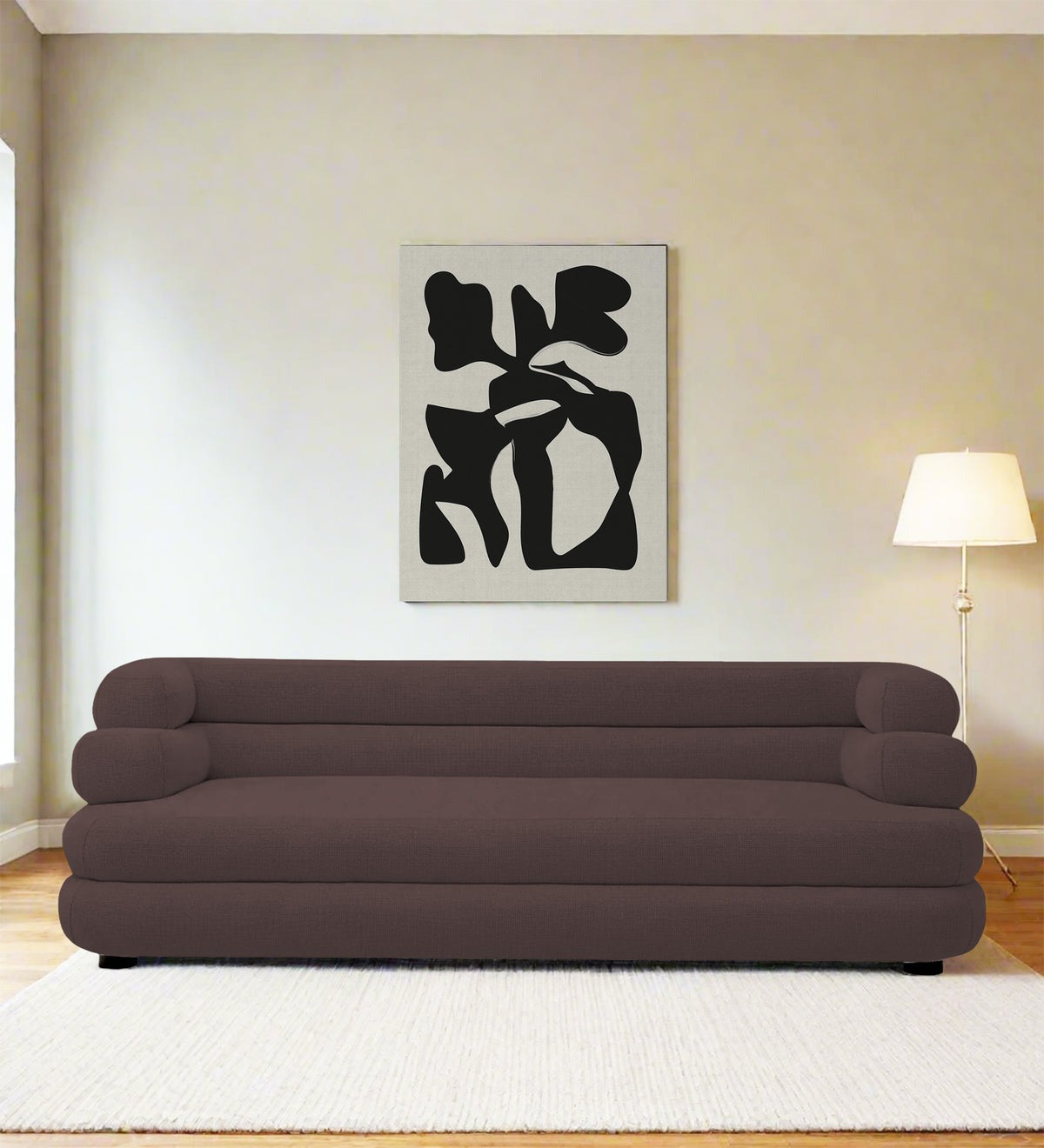 Wener Fabric 3 Seater Sofa